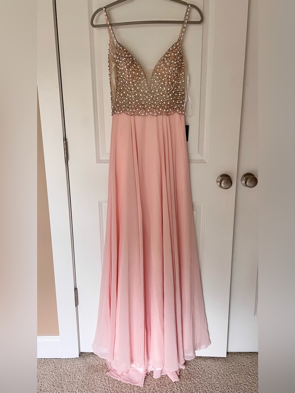 Lulus Beaded Rhinestone Gown